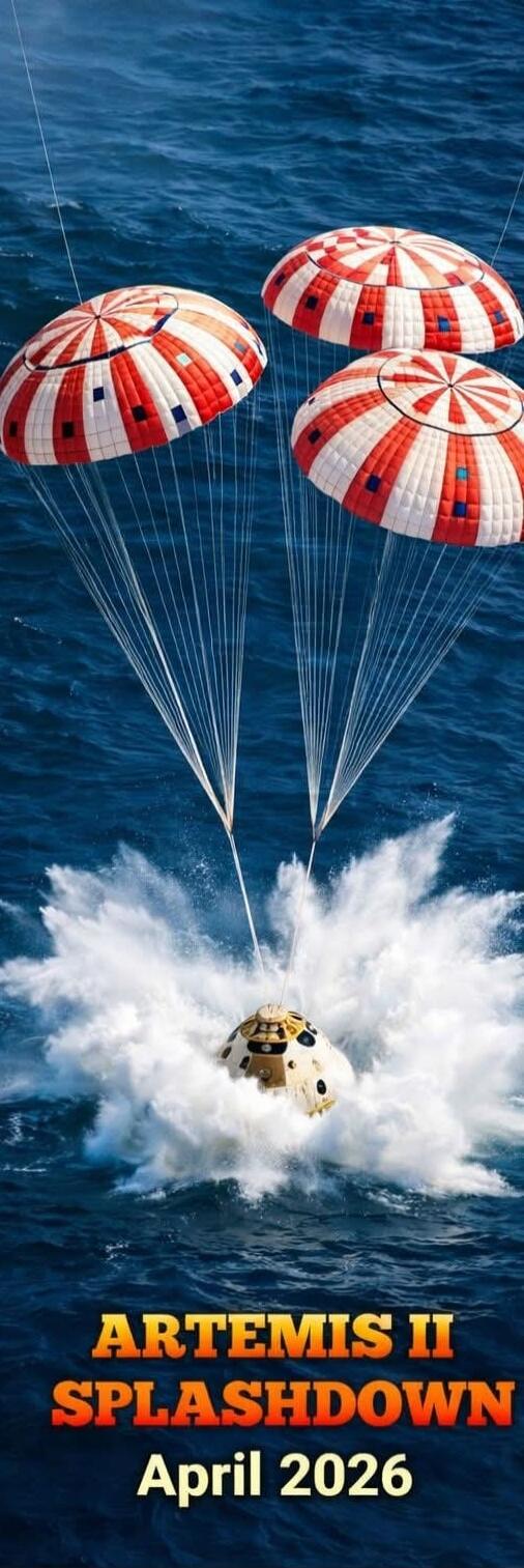 ARTEMIS II SPLASHDOWN April 2026