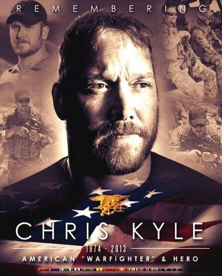 REMEMBERING CHRIS KYLE 1974-2013 AMERICAN 'WARFIGHTER' & HERO
CHRIS KYLE