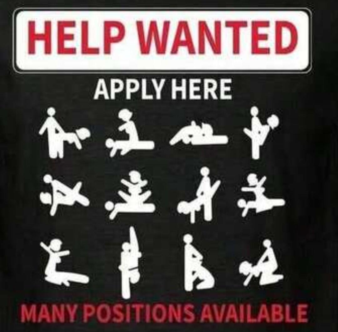HELP WANTED APPLY HERE MANY POSITIONS AVAILABLE