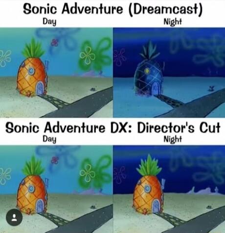 nic Adventure Dreamcast Day Night Sonic Adventure DX Directors Cut Day Night