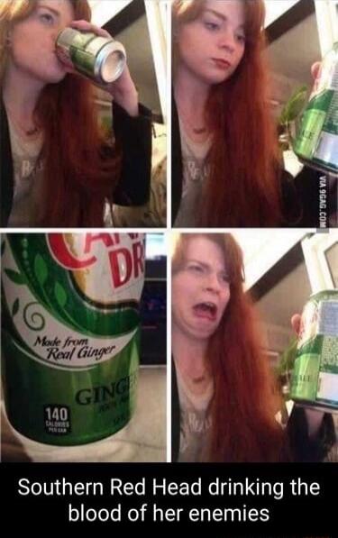 Southern Red Head drinking the blood of her enemies