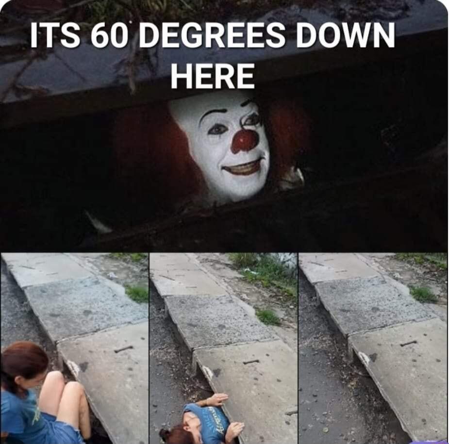ITS 60 DEGREES DOWN HERE