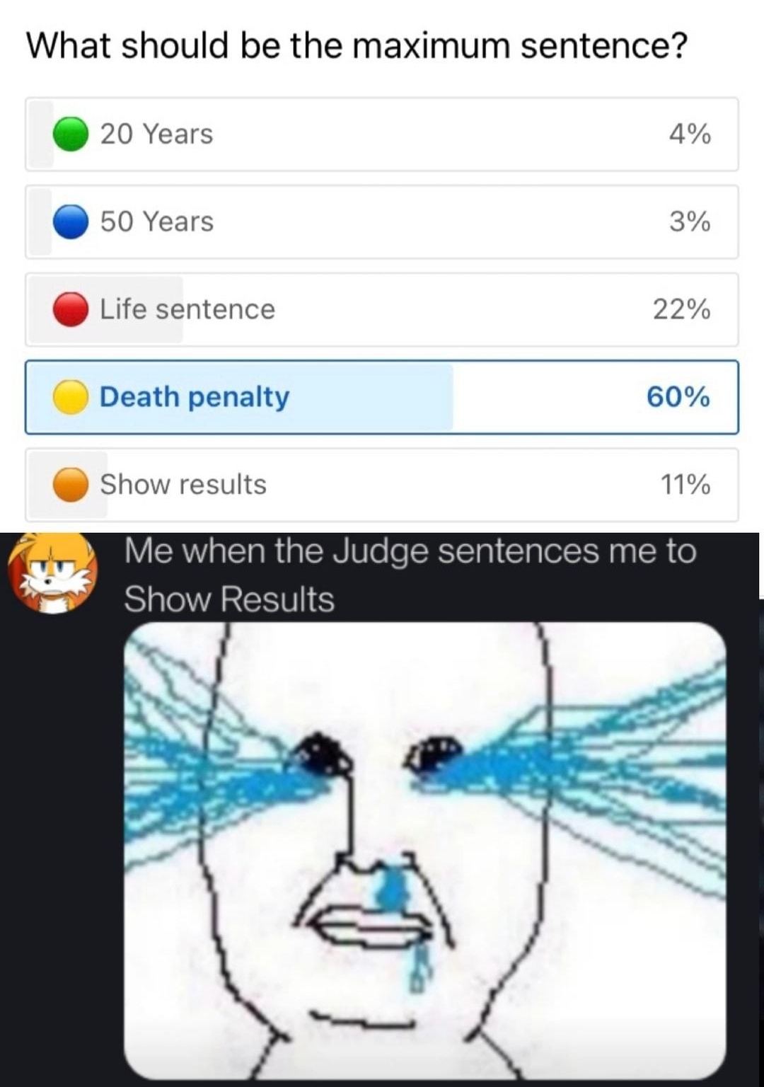 Death penalty 60 Show results e