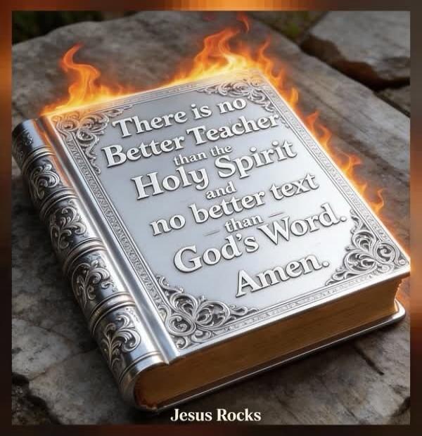 There is no Better Teacher than the Holy Spirit and no better text than God's Word. Amen. Jesus Rocks