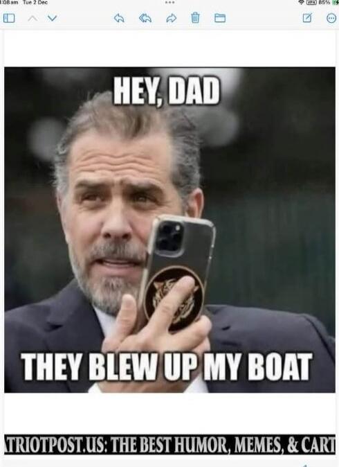 HEY, DAD THEY BLEW UP MY BOAT
TRIOTPPOST.US: THE BEST HUMOR, MEMES, & CART