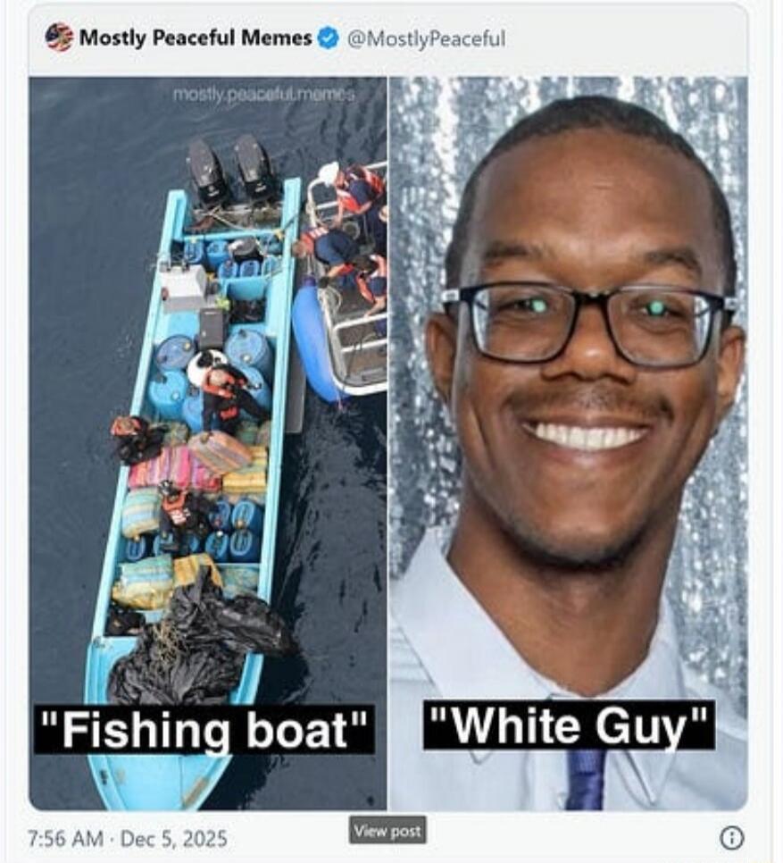 Fishing boat
White Guy