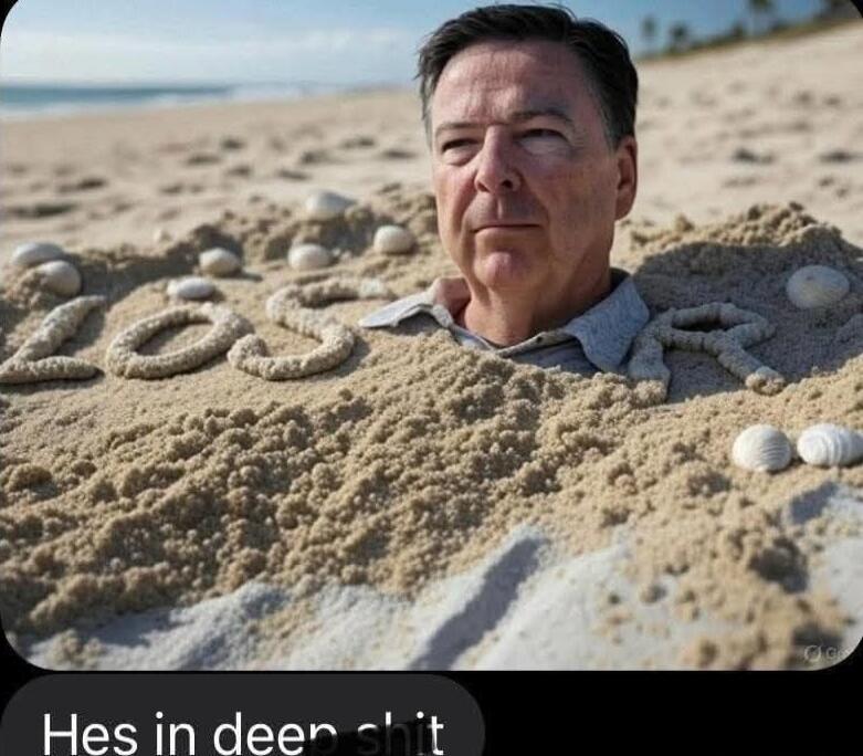 Hes in deer shit