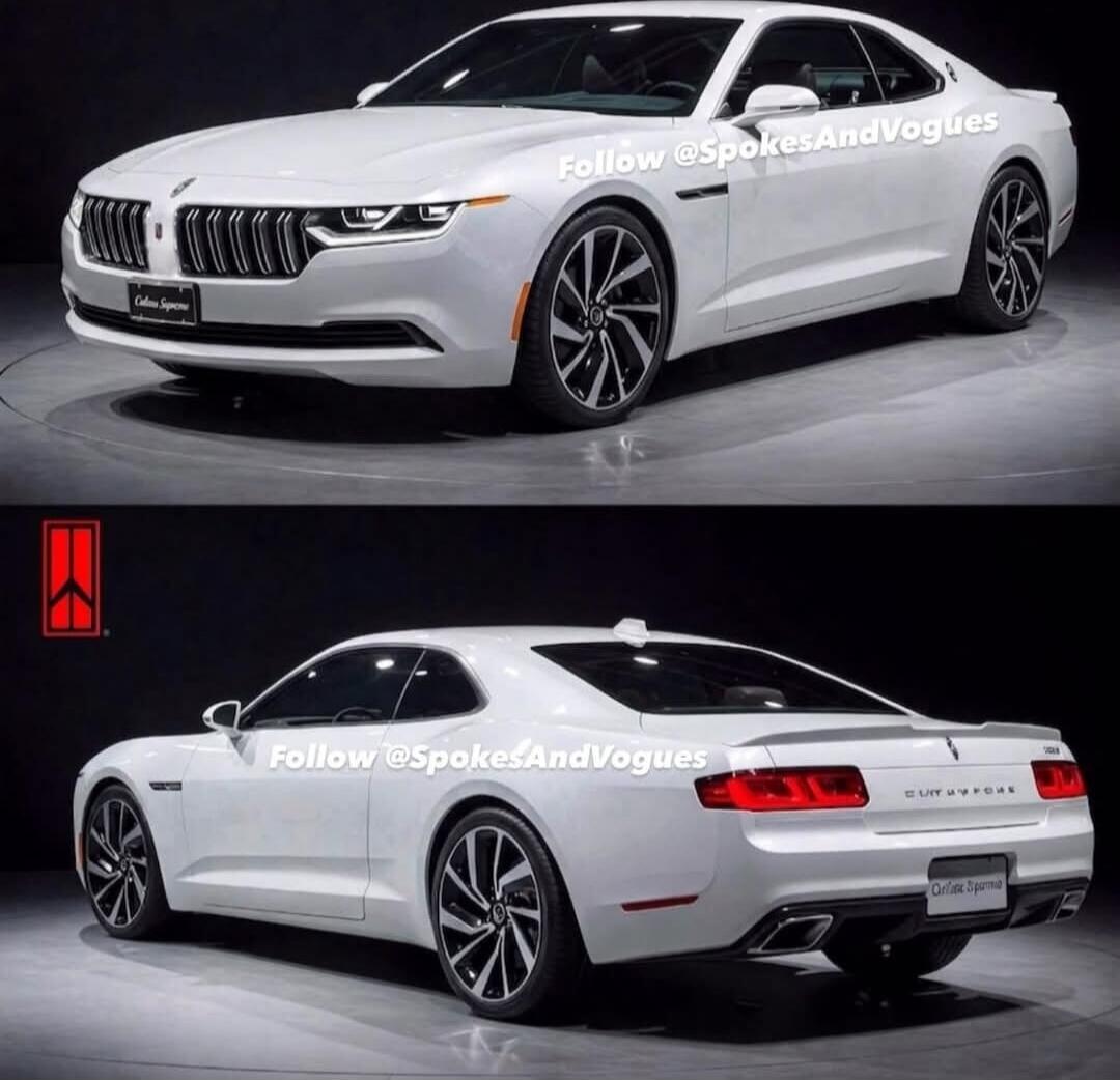 Two white cars shown from different angles (front-left and rear-left views) in a studio setting.