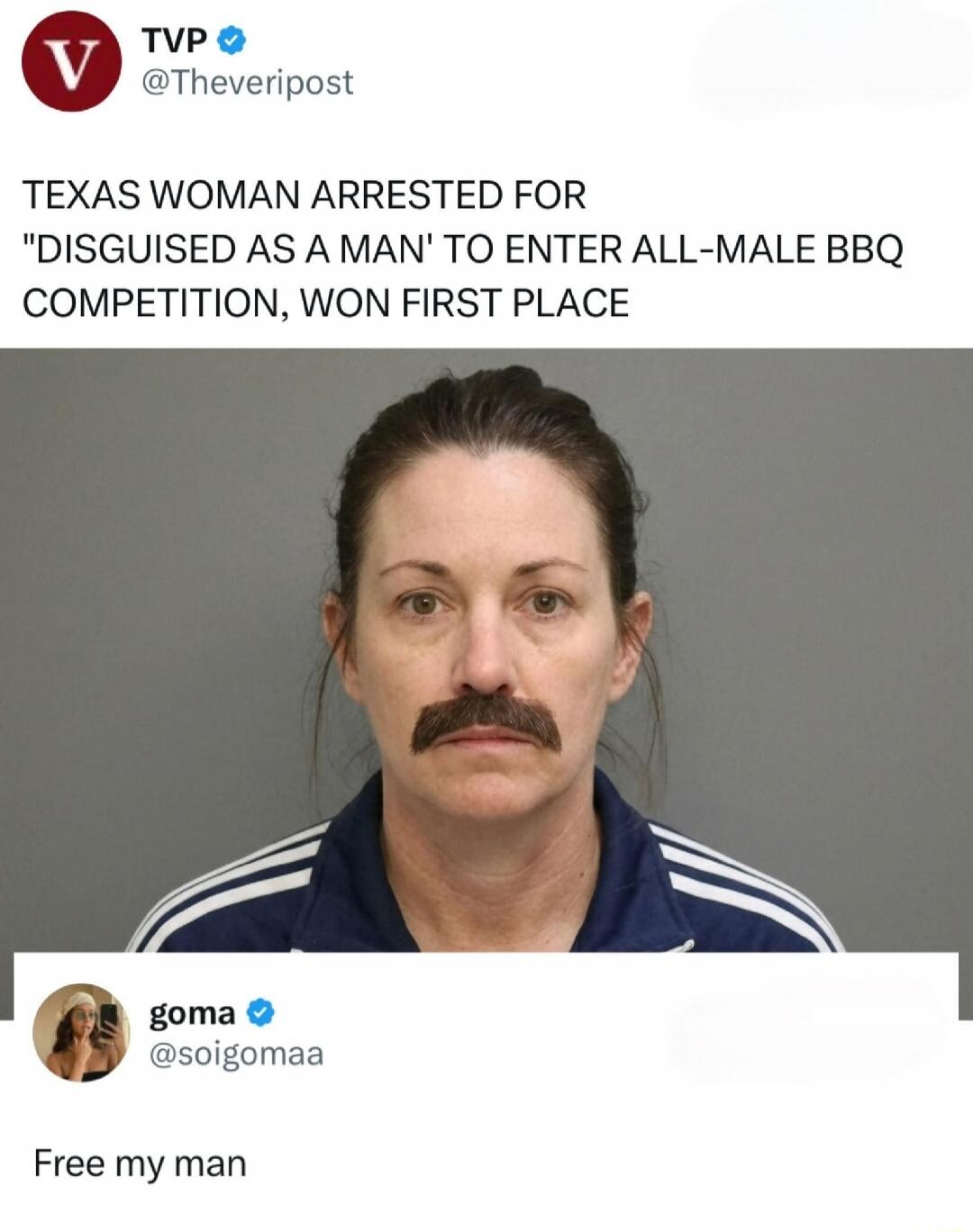 TEXAS WOMAN ARRESTED FOR 