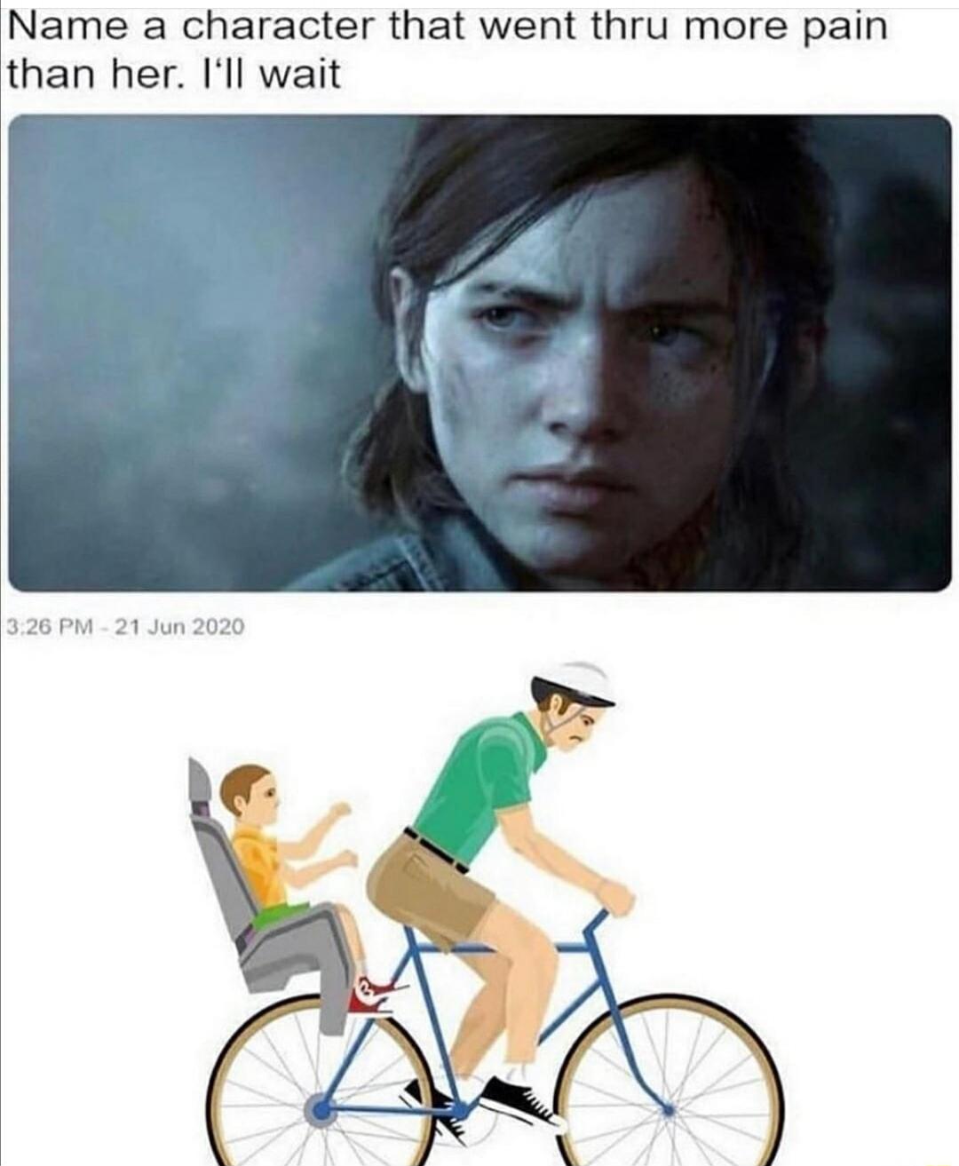 Name a character that went thru more pain than her Ill wait