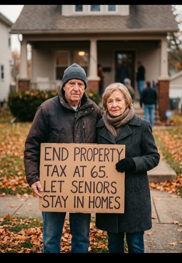 END PROPERTY TAX AT 65. LET SENIORS STAY IN HOMES