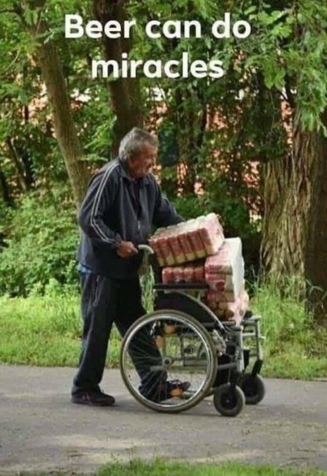 Beer can do miracles