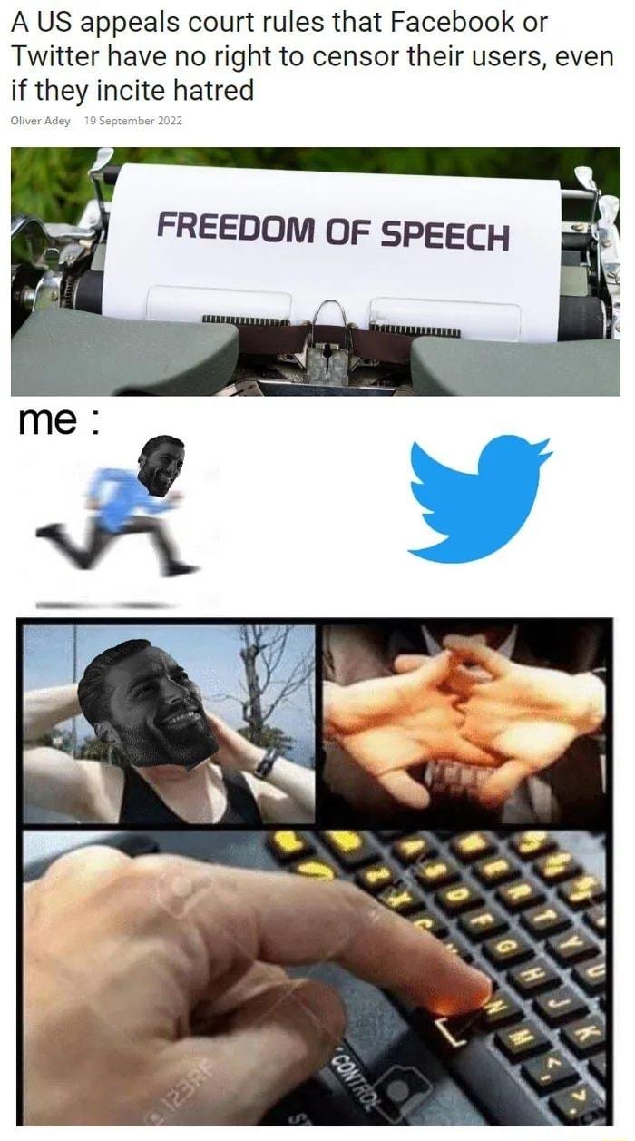 A US appeals court rules that Facebook or Twitter have no right to censor their users even if they incite hatred