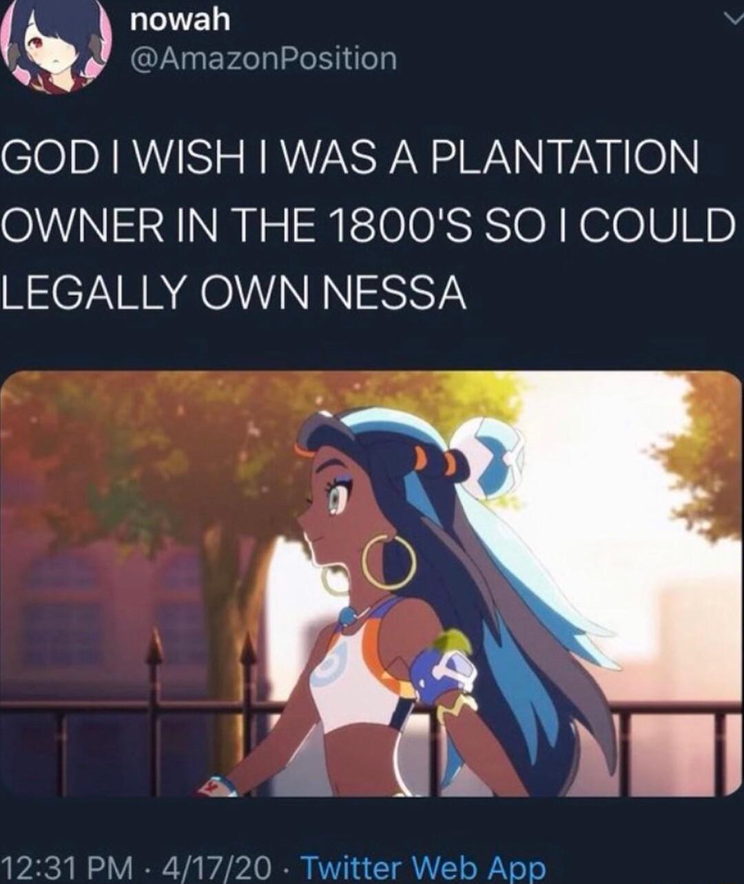 LWL W AmazonPosition GOD WISH WAS A PLANTATION OWNER IN THE 1800S SO COULD RECZARNR GO UNRNSTN 31 PM 41720 Twitter Web App