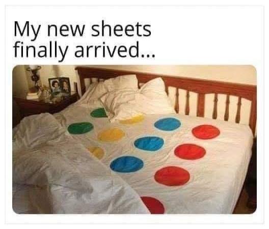 My new sheets finally arrived...