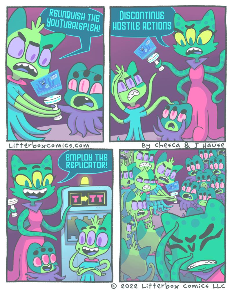 7 Retngusy rye i DisconTinue S0UTUBRIgpigy f HOSTILE RETIONS S S D 4 I 3 2022 Lifterbox Comics LLC