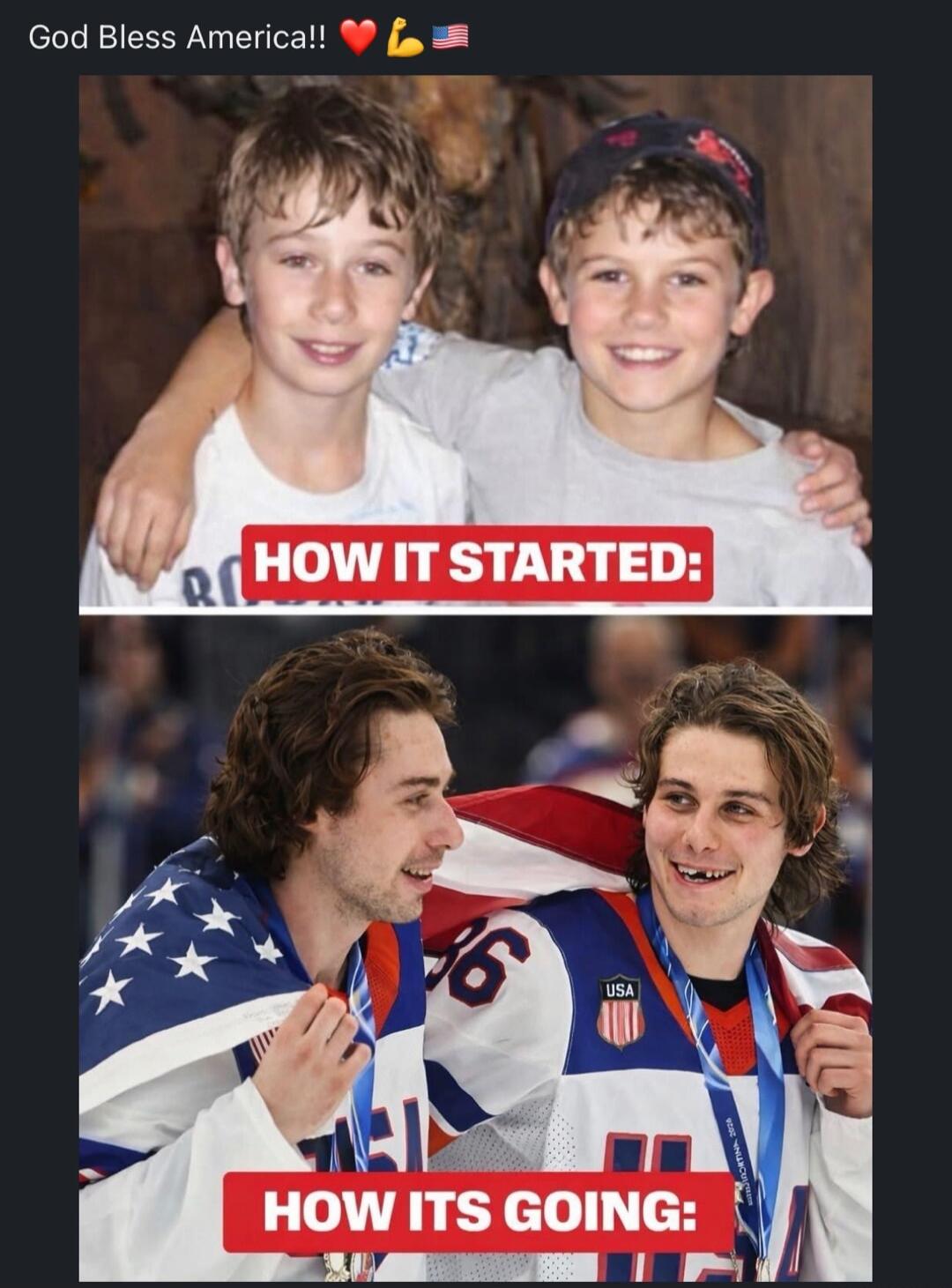 God Bless America!! HOW IT STARTED: HOW ITS GOING: