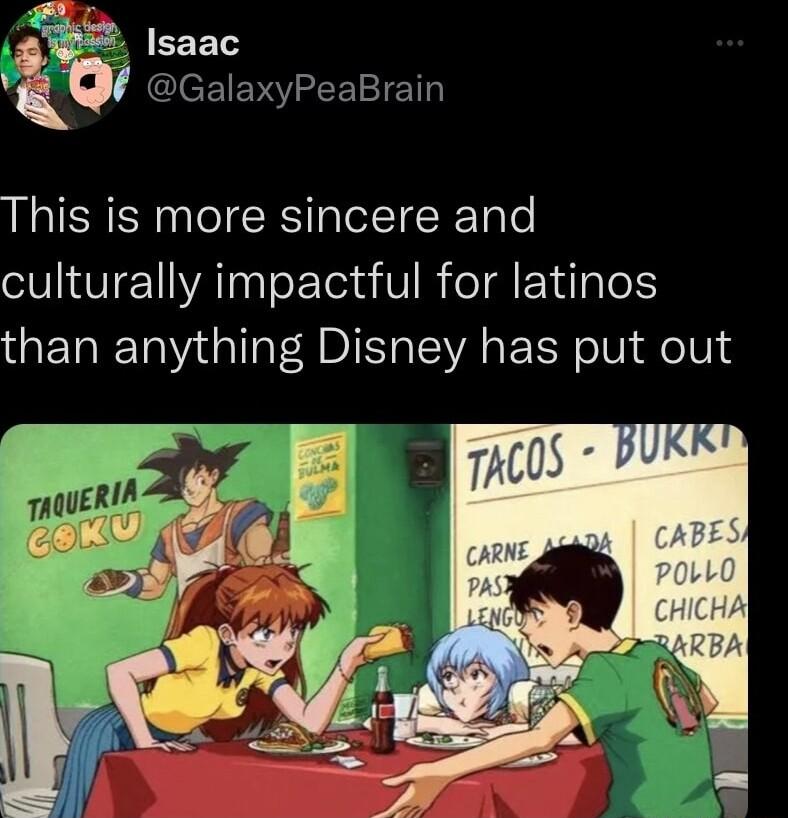 EEET leRIEMYEEETET This is more sincere and culturally impactful for latinos than anything Disney has put out