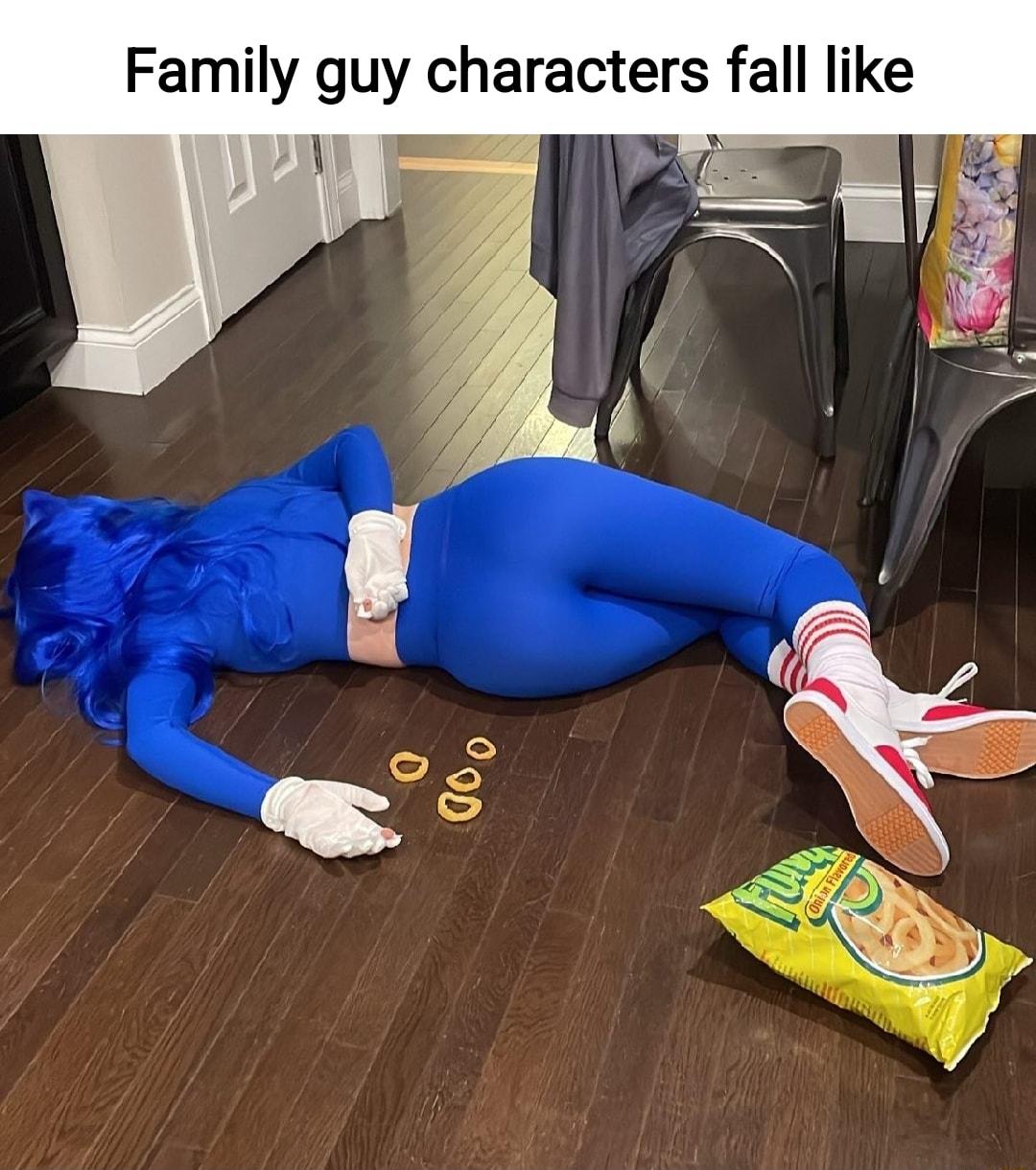 Family guy characters fall like yy