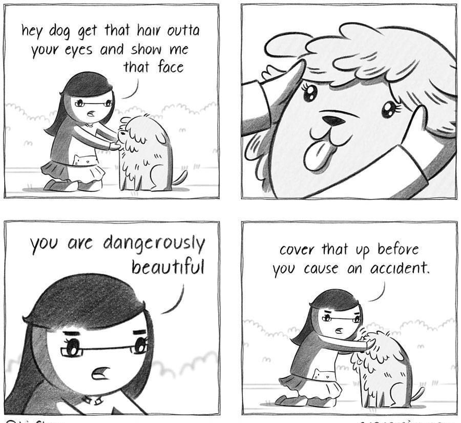 hey dog get that har ovtta your eyes and show me that face you are dangerously beavtiful cover that vp before you cavse on accident