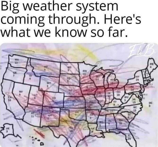 Big weather system coming through Heres what we know so far