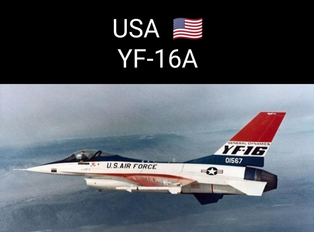 USA 🇺🇸 YF-16A U.S. AIR FORCE GENERAL DYNAMICS YF-16 01567