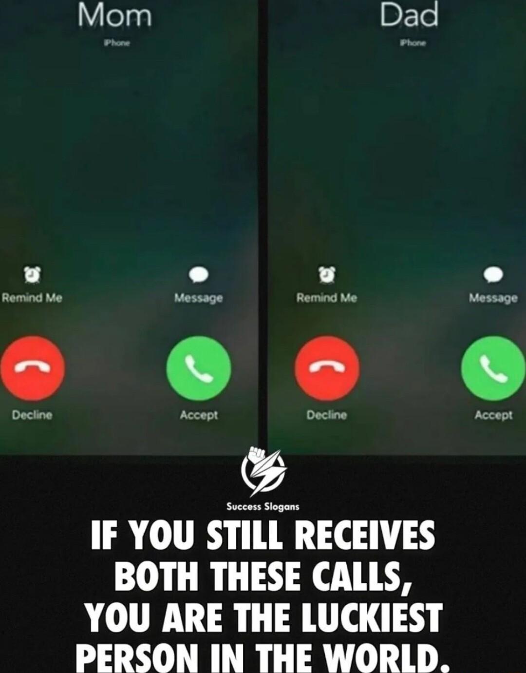 Yelgg Bxle Succens sogons IF YOU STILL RECEIVES BOTH THESE CALLS YOU ARE THE LUCKIEST L R VRTR O