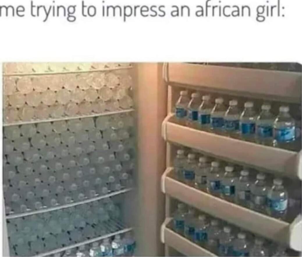 e trying to impress an african girl