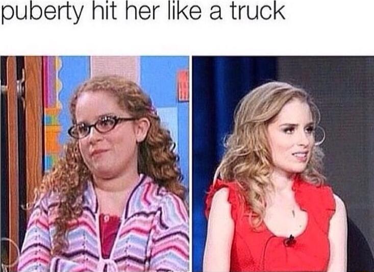 puberty hit ner like a truck