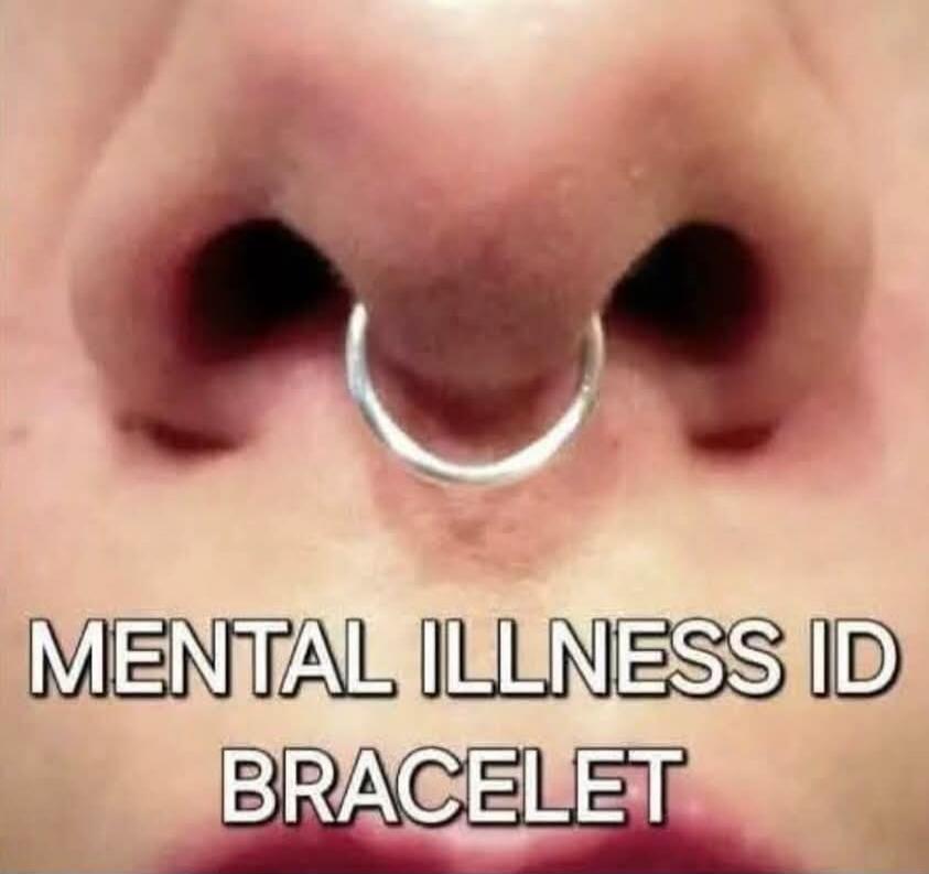 MENTAL ILLNESS ID BRACELET