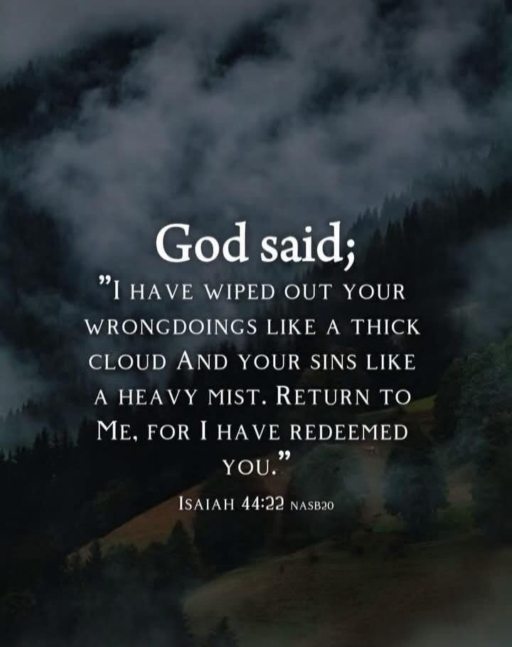 God said; 