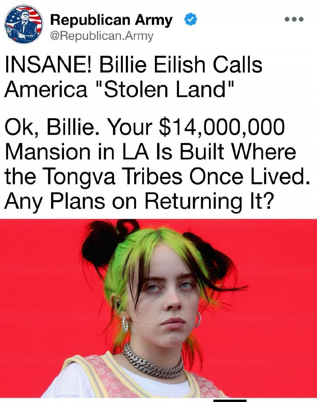 INSANE! Billie Eilish Calls America 