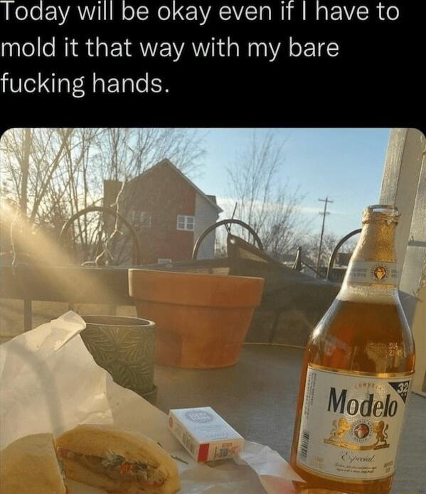 mold it that way with my bare