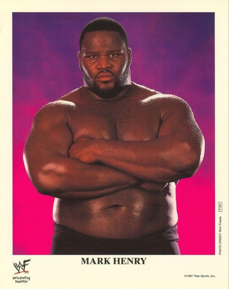 MARK HENRY PHOTO CREDIT: Rich Freeda F-425 WWF World Wrestling Federation® ©1997 Titan Sports, Inc.