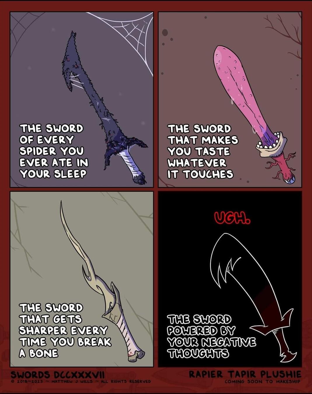 THE SWORD WHATEVER T TOUCHES hREISWORD CONIEREDIEYS ROURINEGATIVES