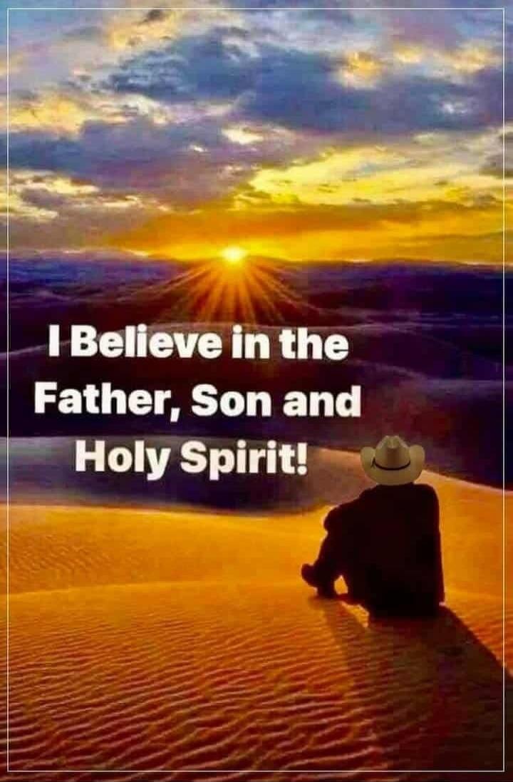 I Believe in the Father, Son and Holy Spirit!