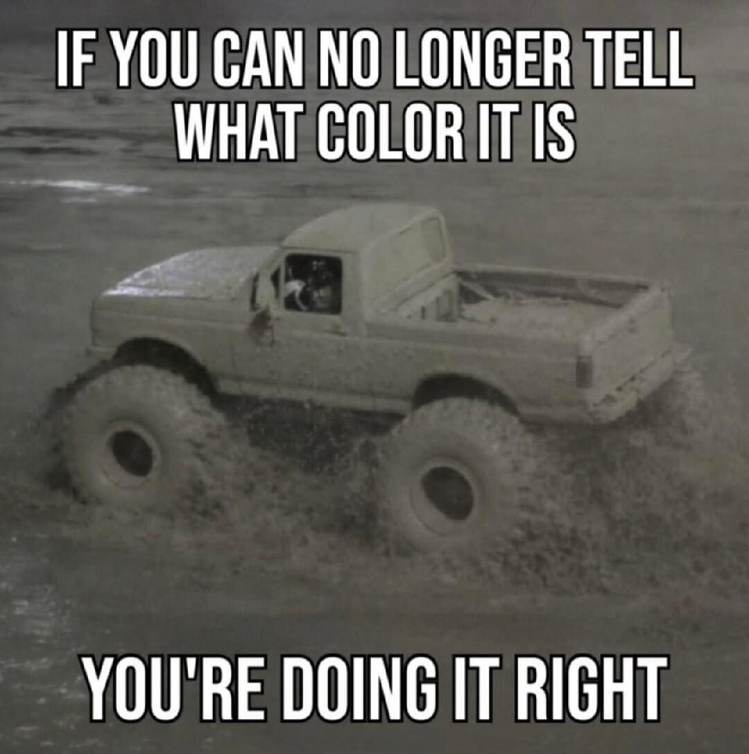 IF YOU CAN NO LONGER TELL WHAT COLOR IT IS YOU'RE DOING IT RIGHT