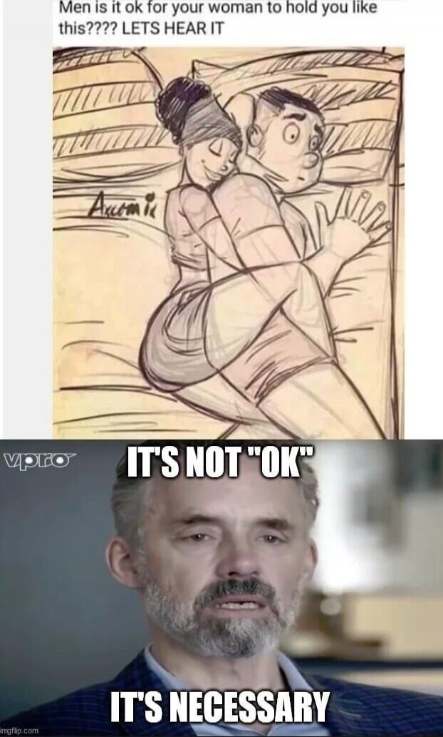 Men is it ok for your woman to hold you like this???? LETS HEAR IT IT'S NOT 