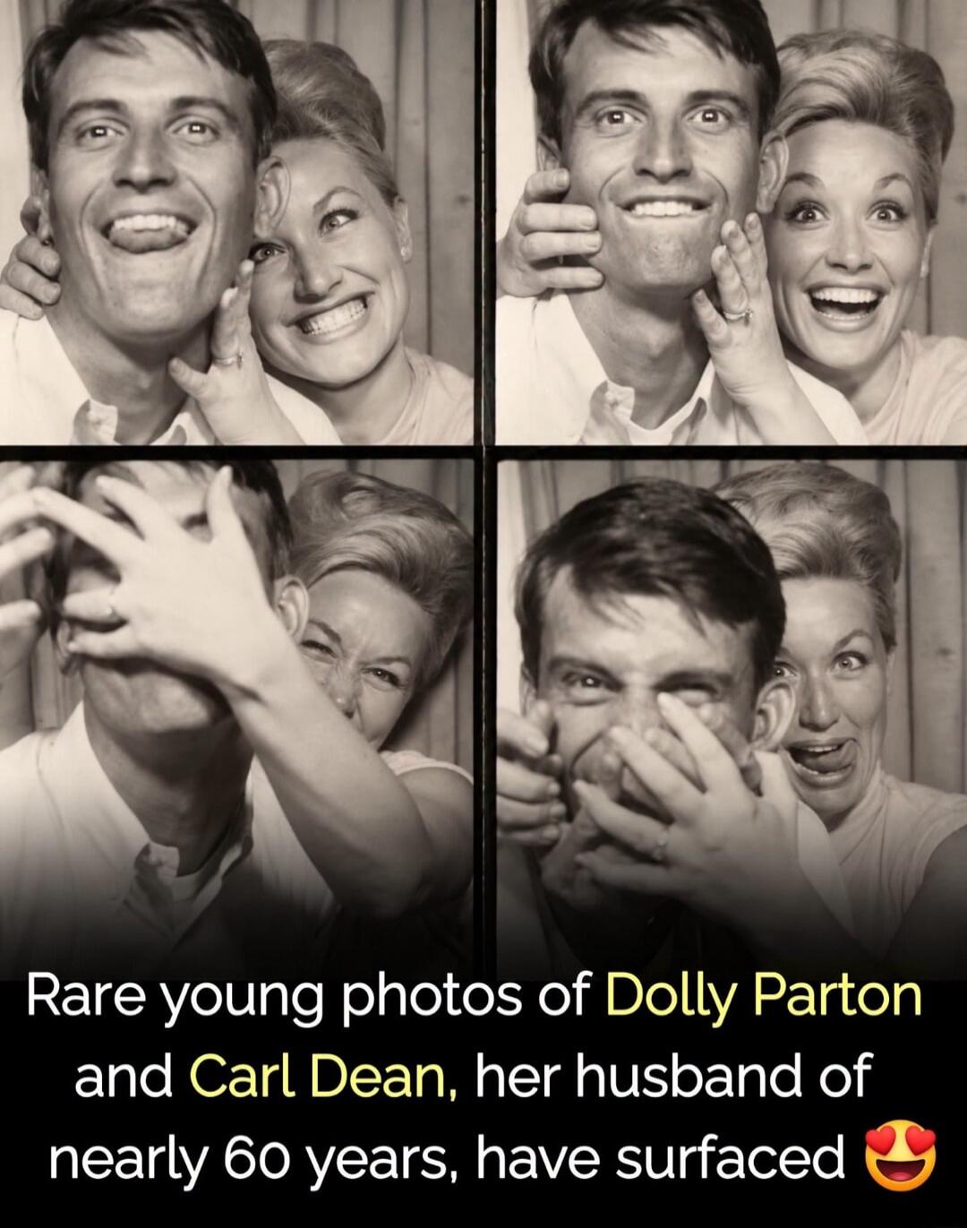 Rare young photos of Dolly Parton and Carl Dean, her husband of nearly 60 years, have surfaced