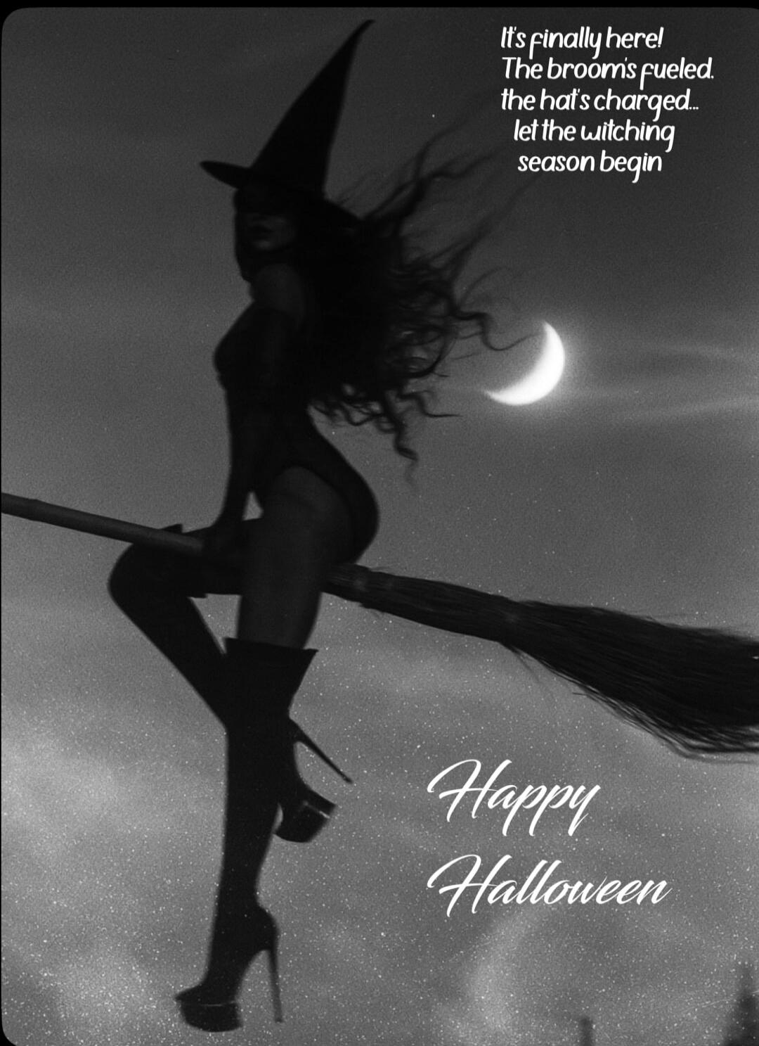 It's finally here! The broom's fueled. The hat's charged... let the witching season begin. Happy Halloween