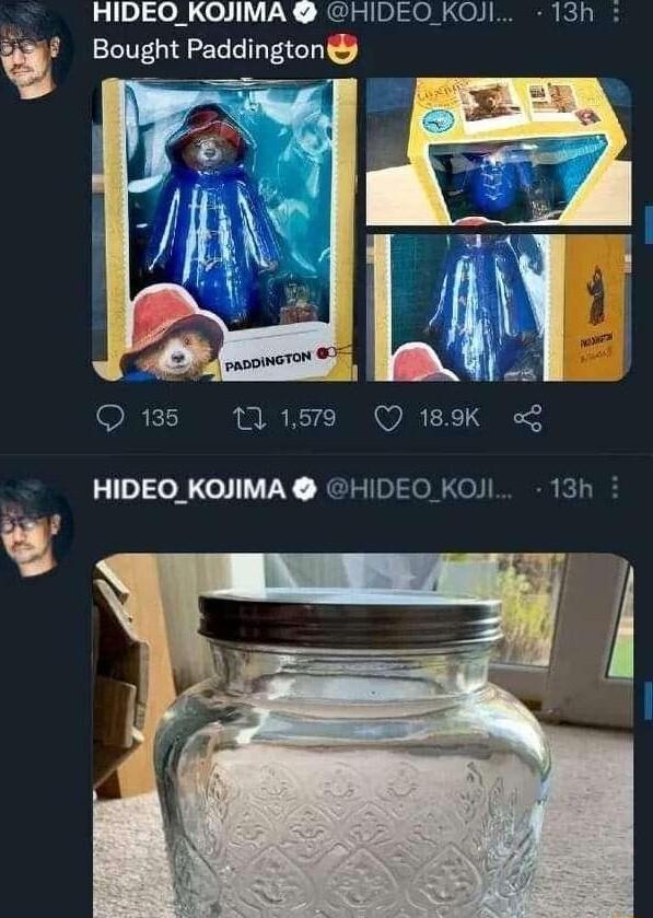 HIDEO_KOJIMA HIDEO KOJI 13h 7 Bought Paddington