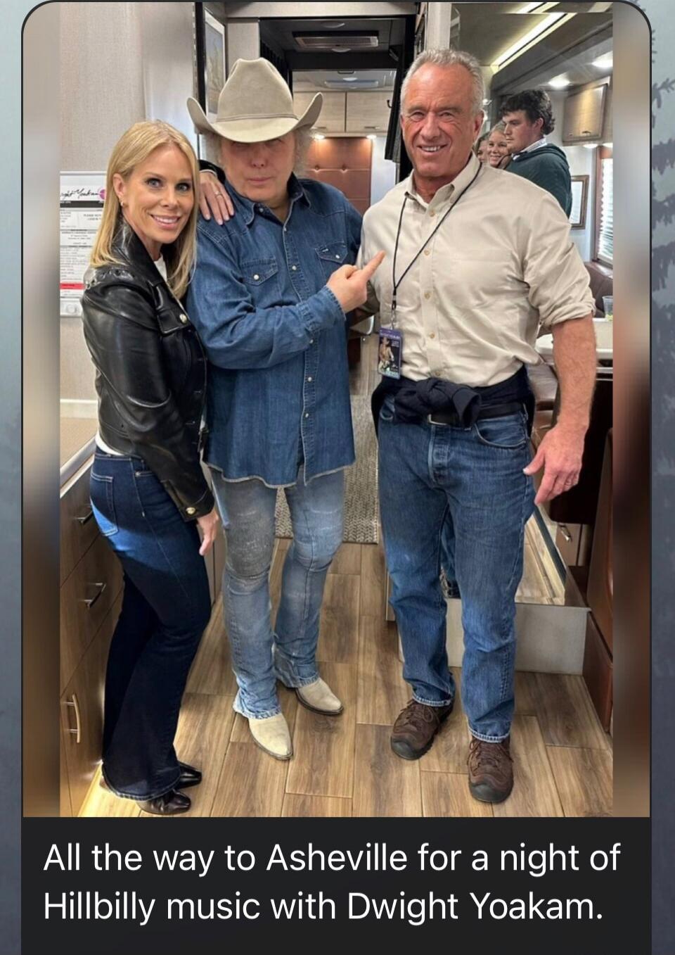 All the way to Asheville for a night of Hillbilly music with Dwight Yoakam.