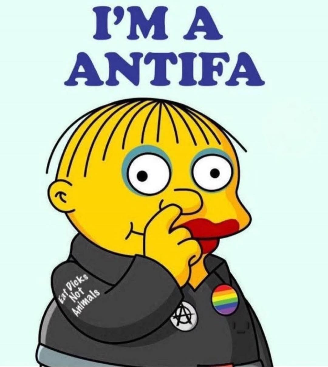 I'M A ANTIFA Eat Dicks Not Animals