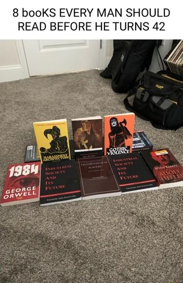 8 booKS EVERY MAN SHOULD READ BEFORE HE TURNS 42