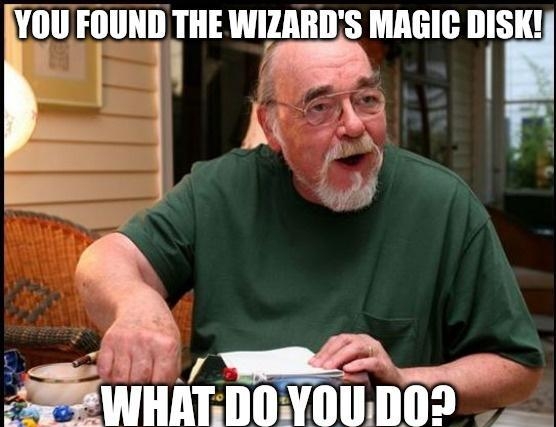 l o N 3 4 e 4 i UL AT TR P sl 111 illl WIZARDS MAGIC DISK 3