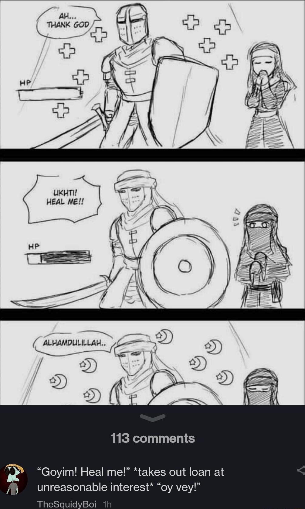 113 comments Goyim Heal me tal ut loan at b unreasonable interest oy vey