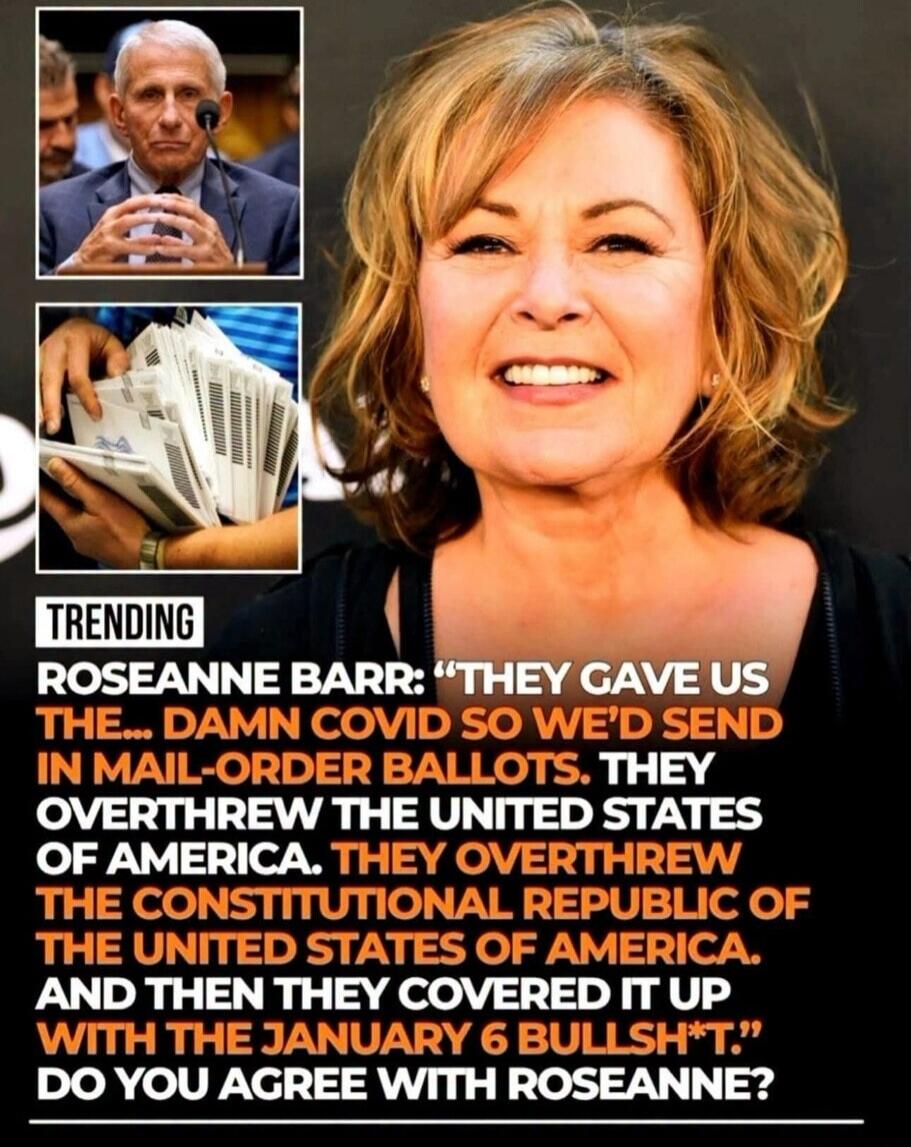 TRENDING ROSEANNE BARR: 