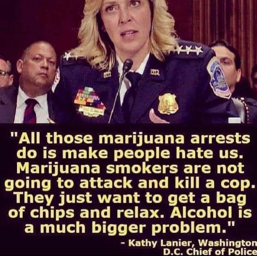 W URGGEER G EI U ELGE R L R R G EUCE ERIERG E L CRTES EIOELER L C LG K TR L going to attack and kill a cop LG A TEATEL IR N W E T of chips and relax Alcohol is a much bigger problem Kathy Lanier Washington DC Chief of Police