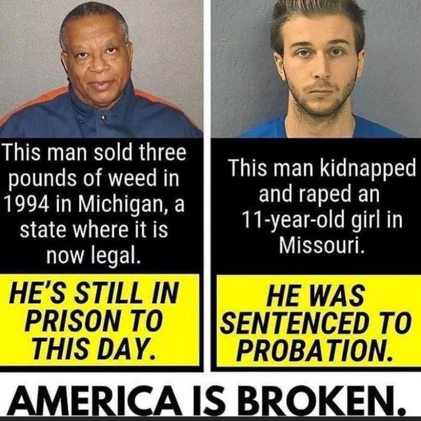 P This man sold three pounds of weed in RELZRLR VI IET NEICREENEN LA HES STILL IN This man kidnapped and raped an 11 year old girl in Missouri