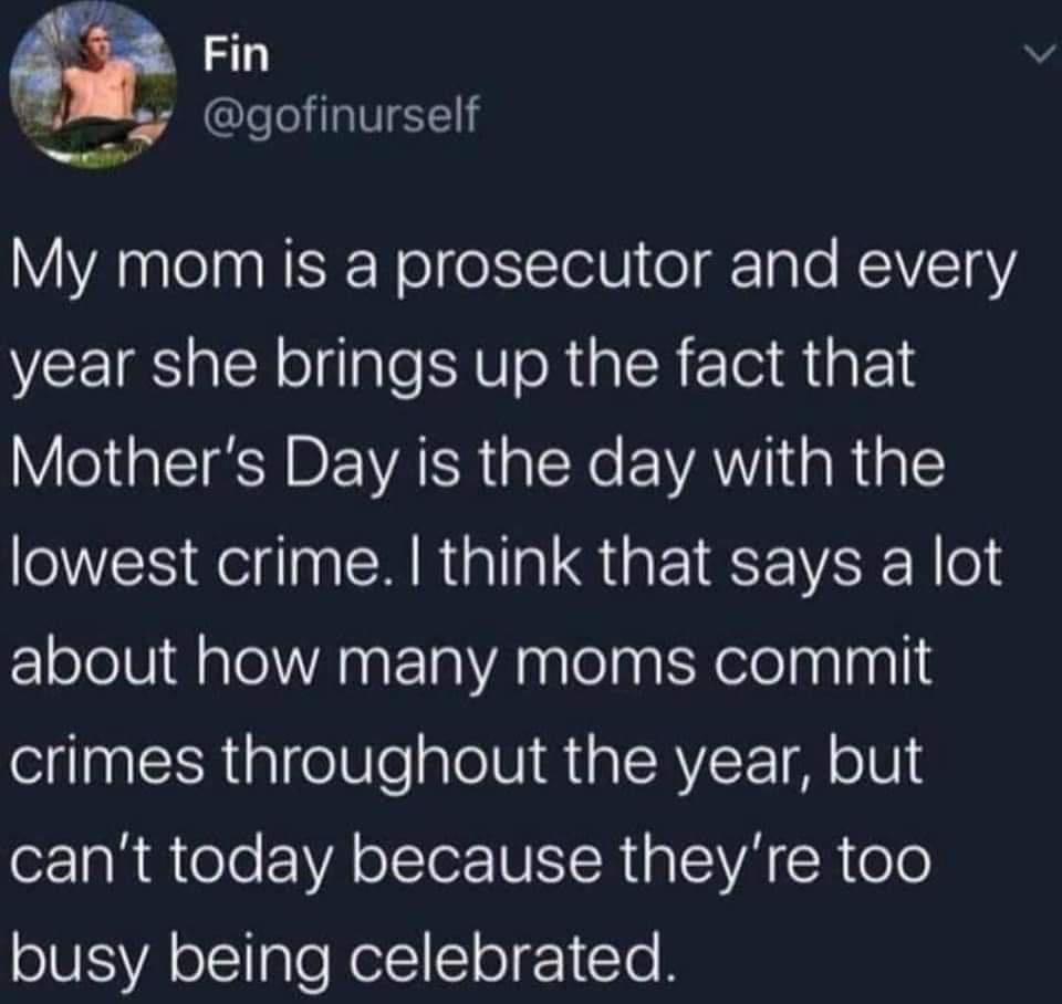 Fin B leilalI1 N YAaalelanaNEER N o eTei0 o gkTalo N1V10Y year she brings up the fact that V oIS DA alXe YAV i1 aR1glE lowest crime think that says a lot about how many moms commit crimes throughout the year but oz 1R ele YA oTer SR gS YA SR o0 VIS VA olTpleNetlSlo To